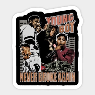 Young Boy Never Broke Again Sticker